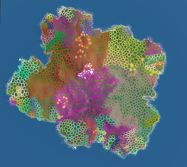 Drainage basin (for each tile, which river does that tile flow into)