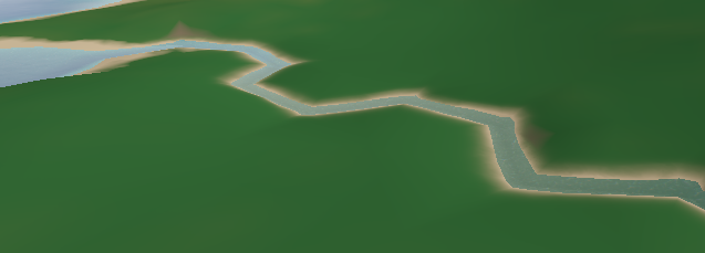 River inside terrain